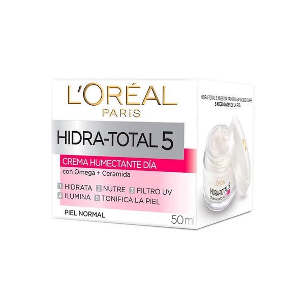 LOREAL HIDRA-TOTAL 5 CREMA HUMECTANTE DIA PIEL NORMAL 50 G.