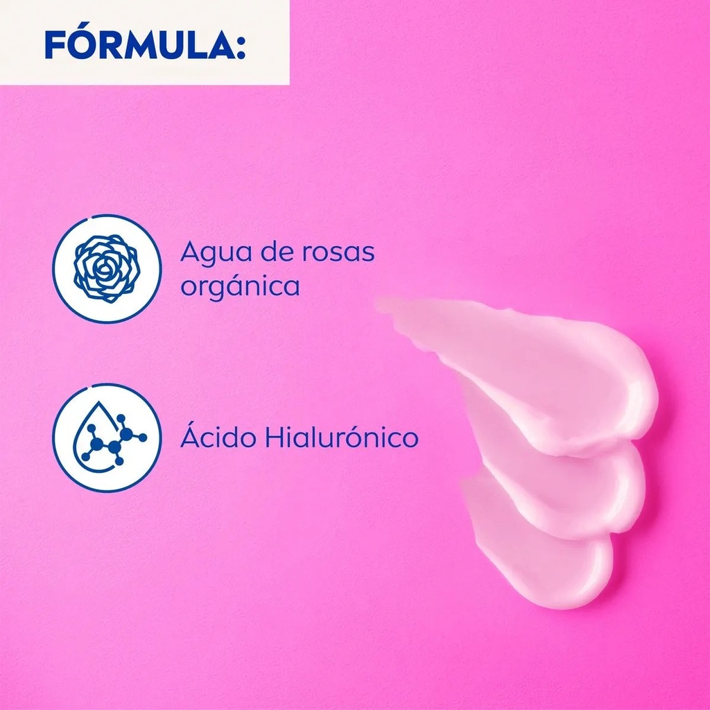 Nivea Rose Care Gel Crema Hidratante Acido Hialuronico 50ml