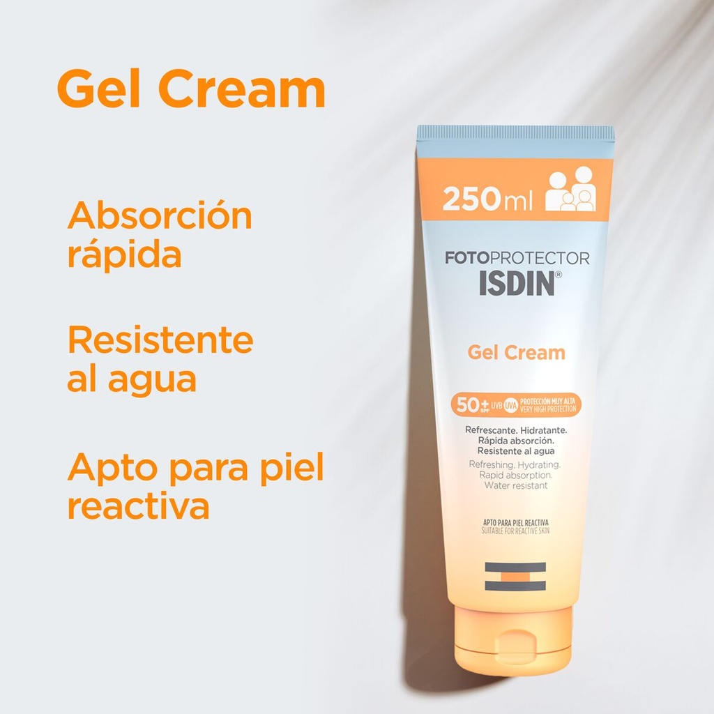 Fotoprotector Isdin Gel Cream Spf50+ Beneficios