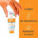 Eucerin solar niño gel crema toque seco 200ML beneficios