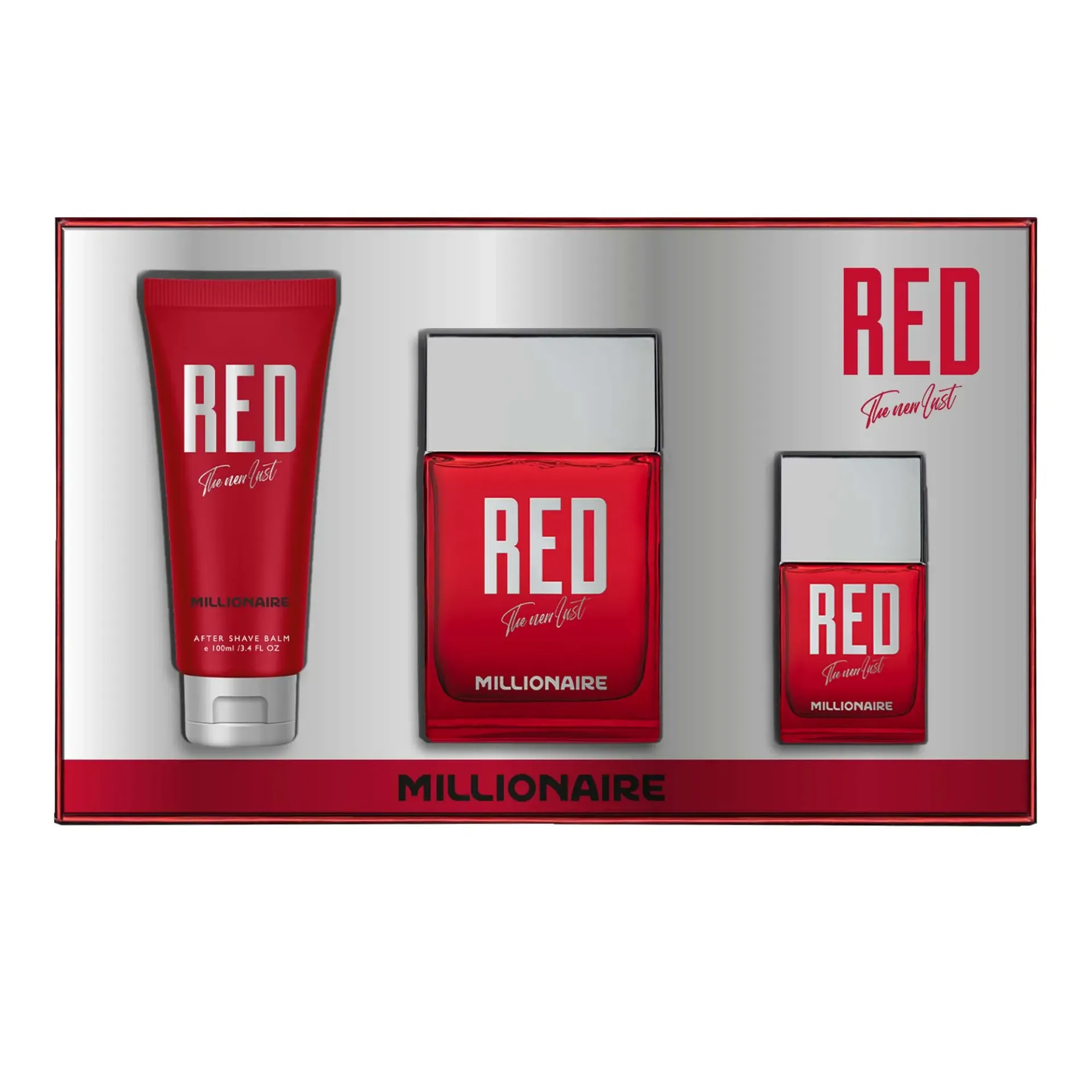 [D045618] Estuche Millionaire  red  perfume de 100ml + perfume red 30ml + after shave 100ml