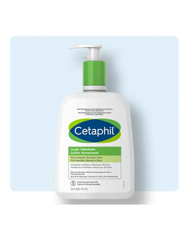 [C777743] Cetaphil Loción Hidrantante Piel Sensible, Normal a Seca 437ml