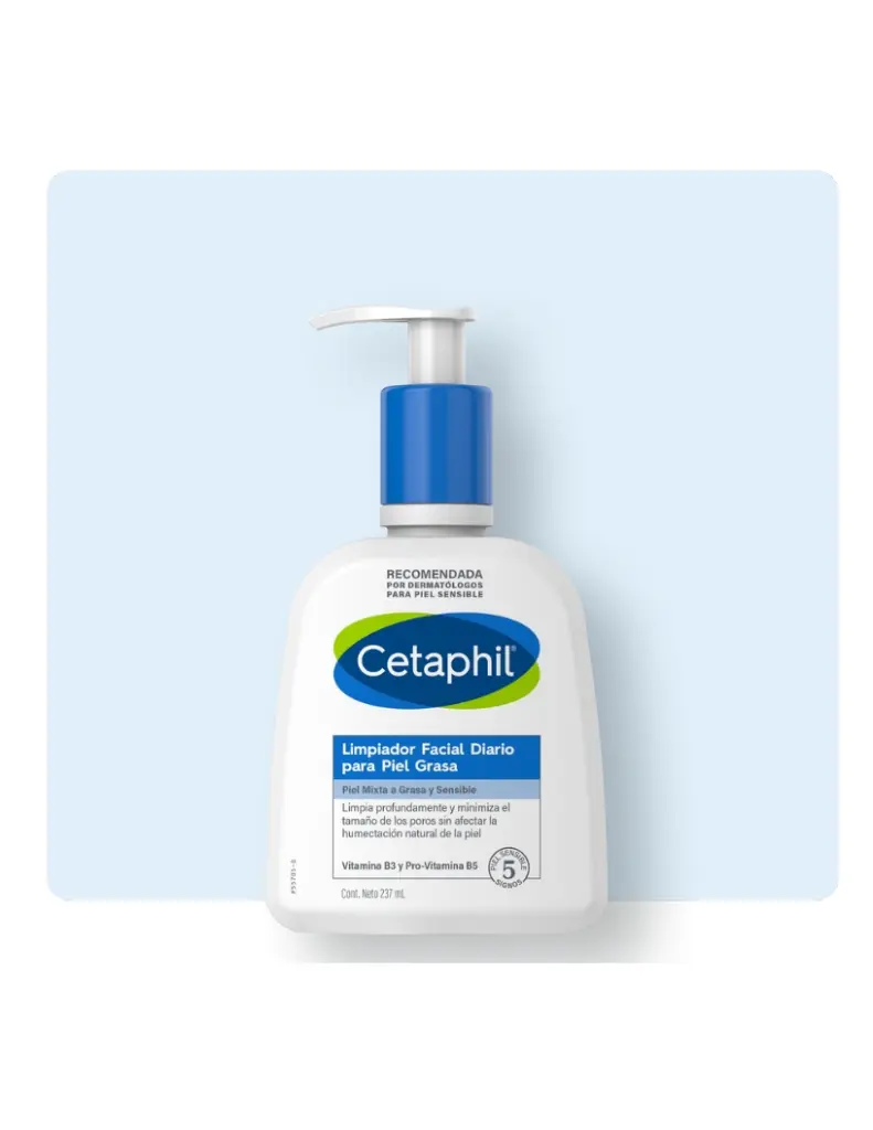 Cetaphil Limpiadora Facial Diario Piel Grasa 237ml