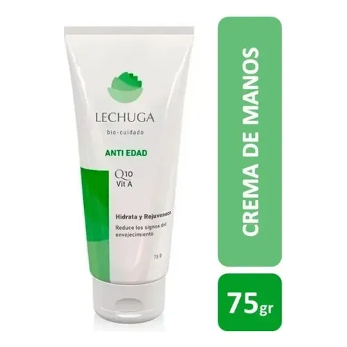 LECHUGA ANTIAGE Q10 CREMA MANOS 75 G.