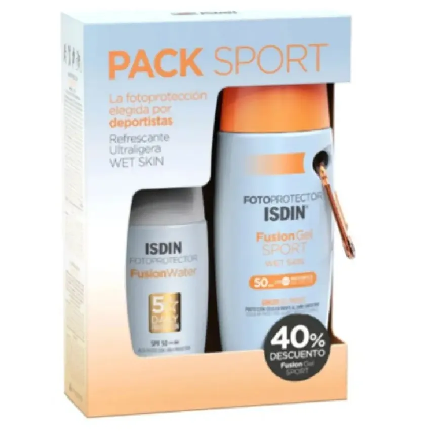 Isdin Pack Fusion Gel Sport SPF50 50ML + Fusion Water Magic SPF50 50ml