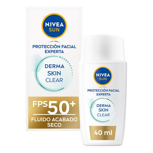 Nivea Protector Solar Derma Skin Clear Anti Imperfecciones Fps50+ 40ml