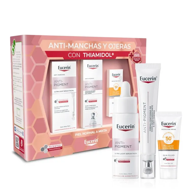 [E365959] Pack Eucerin Antipigment Contorno ojos 15ml + Serum Ultra Light 30ml