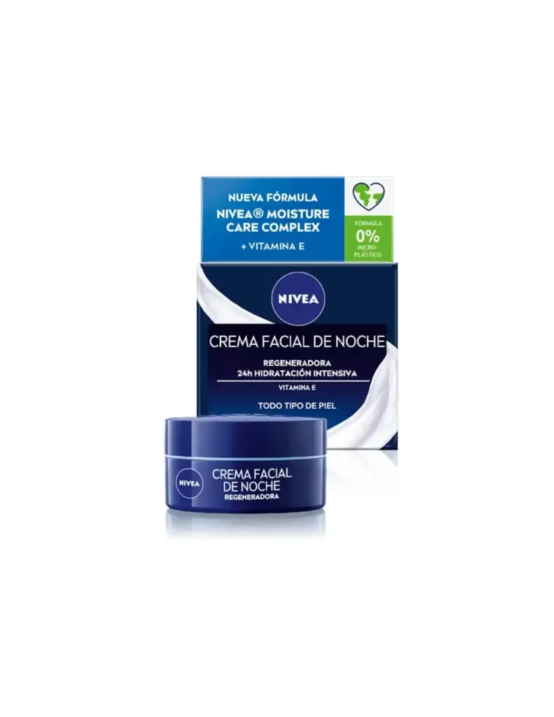 [N547777] Nivea Crema Facial de Noche Hidratante Regeneradora 50ml