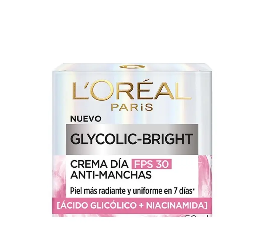 [L935998] Crema día anti-manchas glycolic-bright FPS 30 50ml Loreal