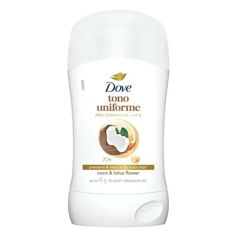 Desodorante Dove tono uniforme coco 45gr