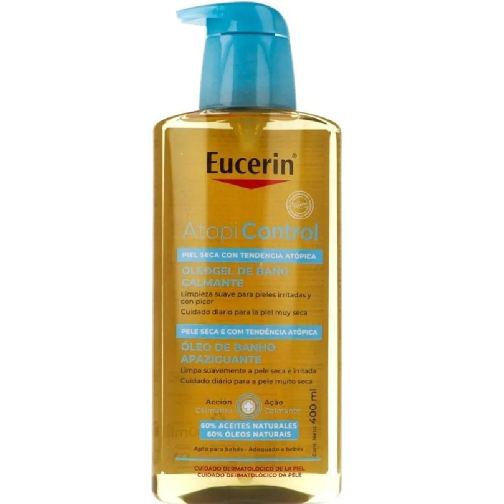 [E213786] Eucerin atopi control aceite de ducha  oleogel calmante 400ml