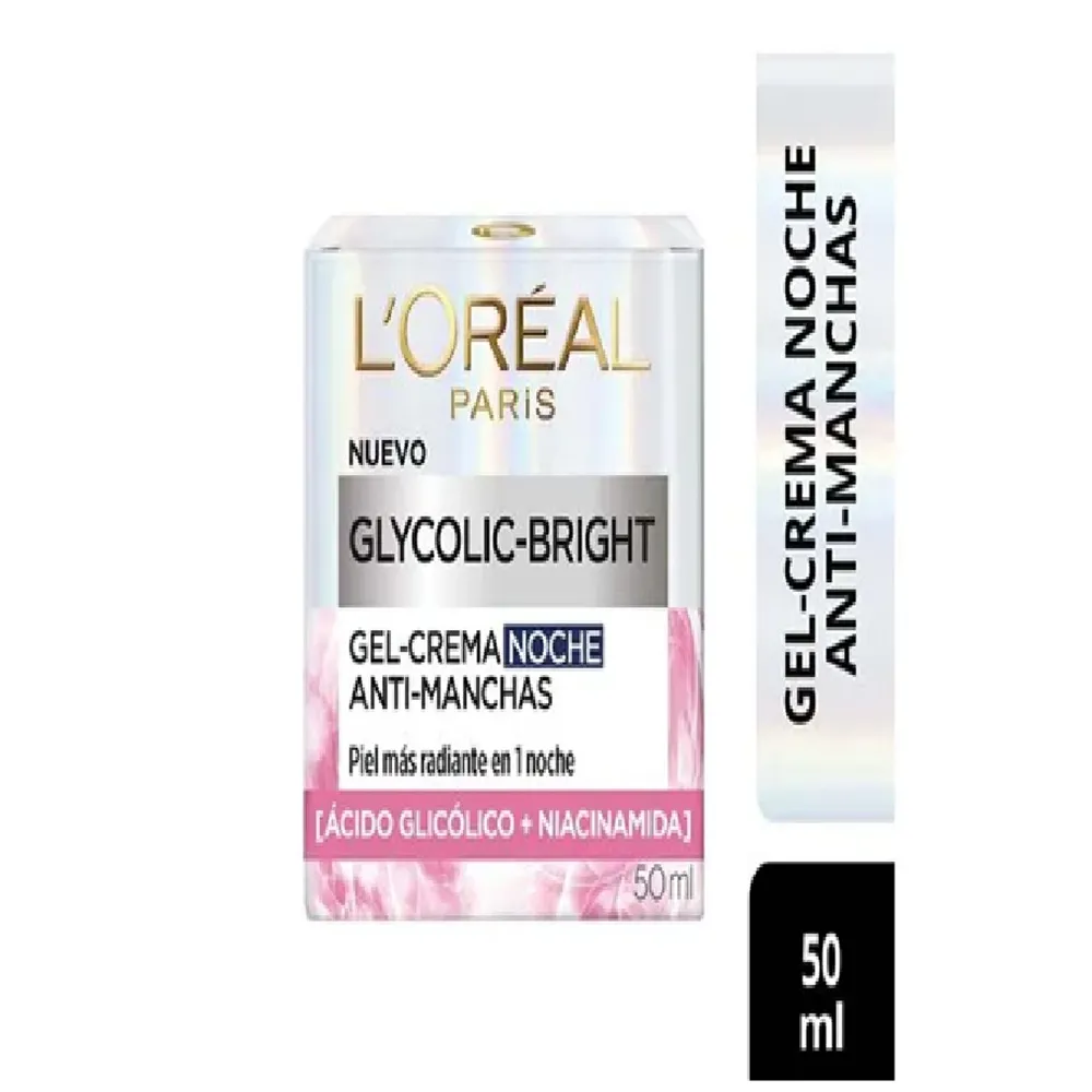 [L930665] Crema noche anti-manchas glycolic-bright 50ml Loreal