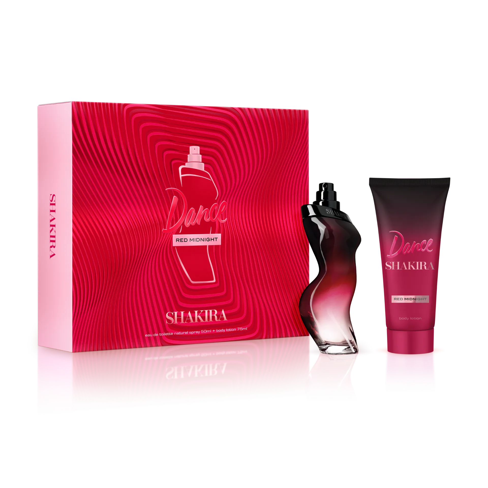 Set Shakira red midnight edt 50ml +crema corporal 75 ml