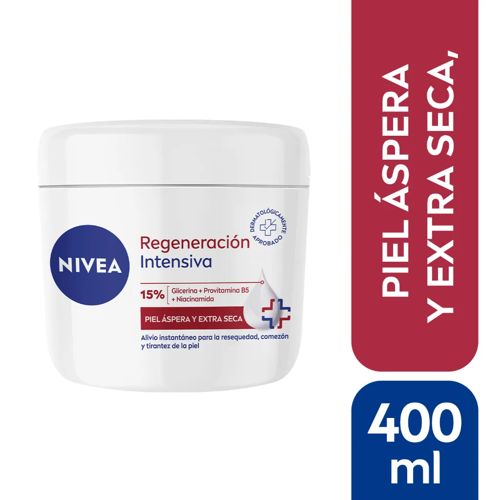 Crema regeneración intensiva piel aspera y extra seca nivea 400ml
