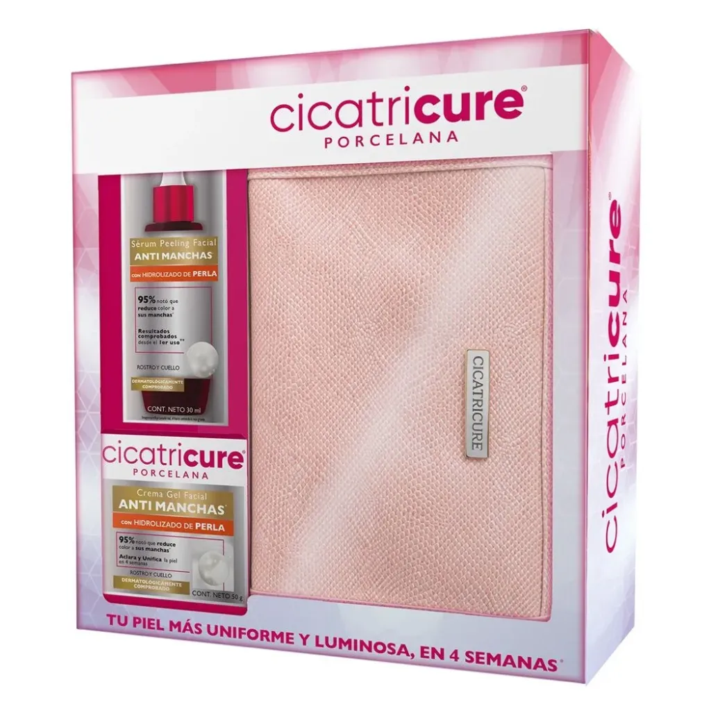 [G939398] Pack cicatricure porcelana serum antimanchas 30ml + crema gel 50ml+ cartuchera