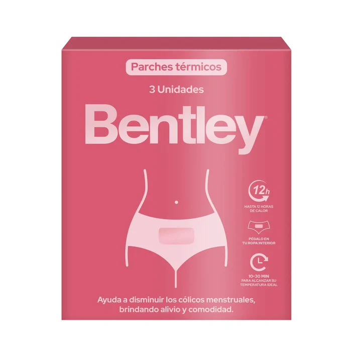 Parches Térmicos Menstruales Bentley 3 unidades