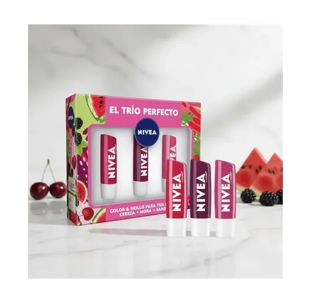 [N233697] Balsamo labial Nivea pack 3 und