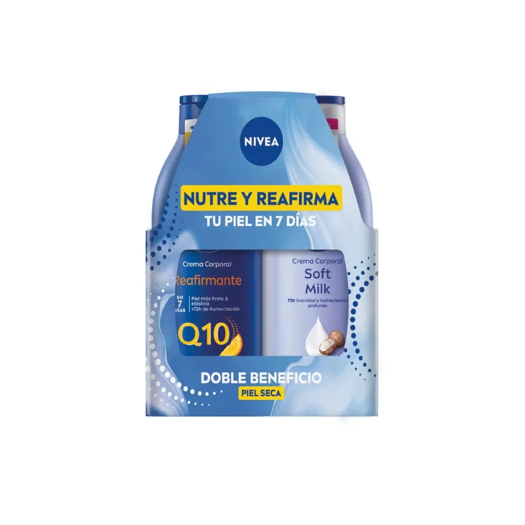 Pack Nivea Reafirmante Q10 + Soft Milk
