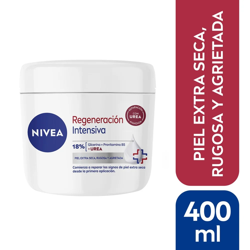 [N128603] Crema regeneración intensiva piel aspera y extra seca nivea, urea 18% 400ml
