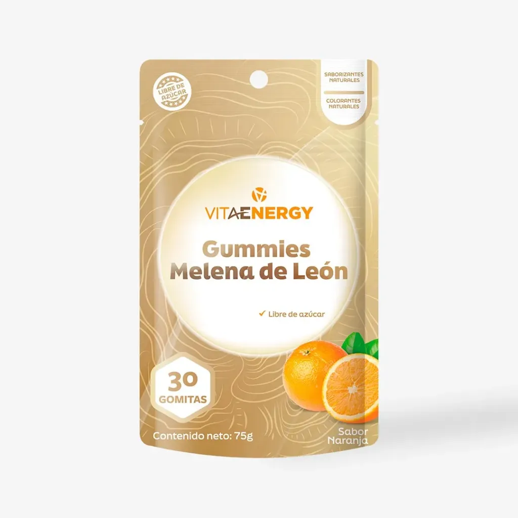 [B350424] VitaEnergy Gummies gomitas melena de león sabor naranja 30und