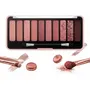 Sombras de ojos 10 tonos - Borgoñas-Rosados MaxBelle