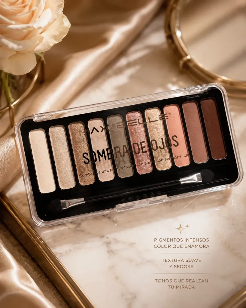 [MB009008] Sombras de ojos Max belle 10 tonos