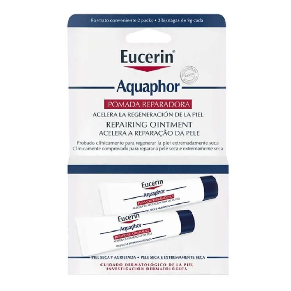 Eucerin Aquaphor unguento reparador duo pack 2 und 10ml