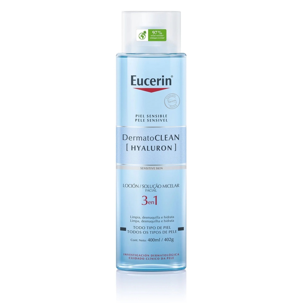 Eucerin DermatoClean Agua Micelar 3 en 1 400ml
