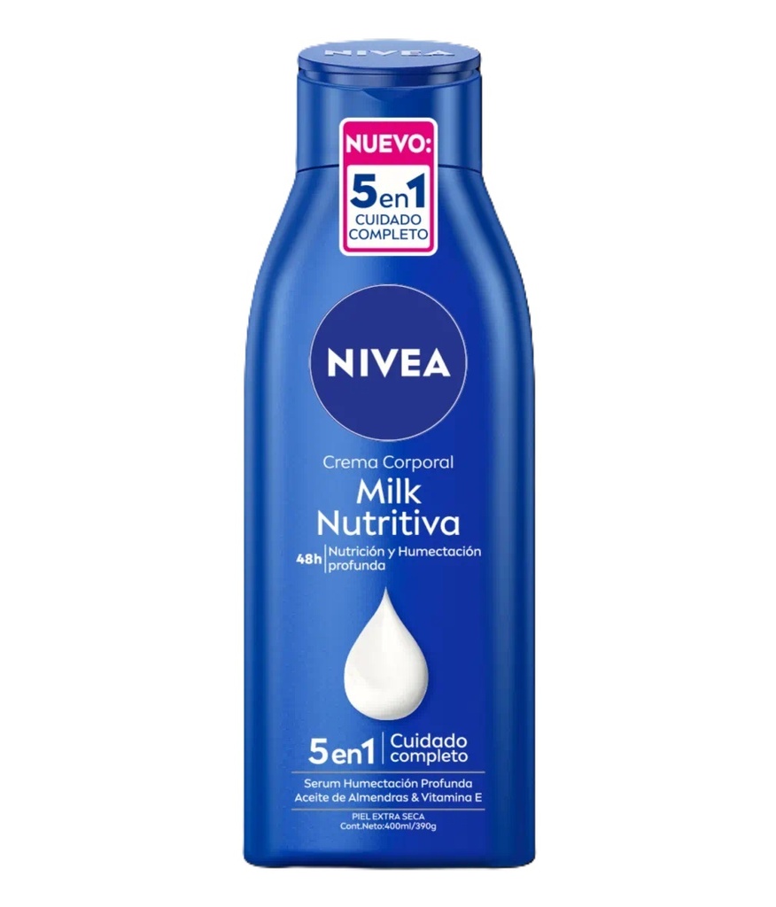 [N319695] Nivea Body Milk Nutritiva Extra Seca 400ml