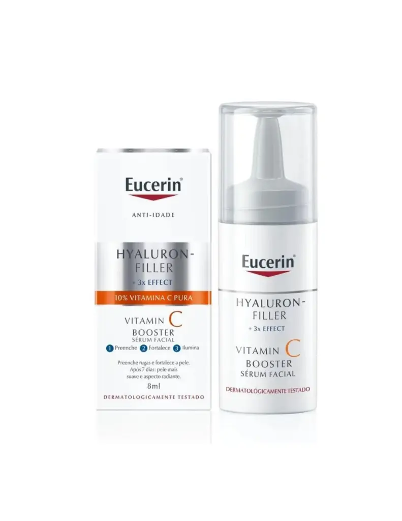 [E598684] Eucerin Hyaluron Filler Vitamina C Booster Anti Edad  8ml