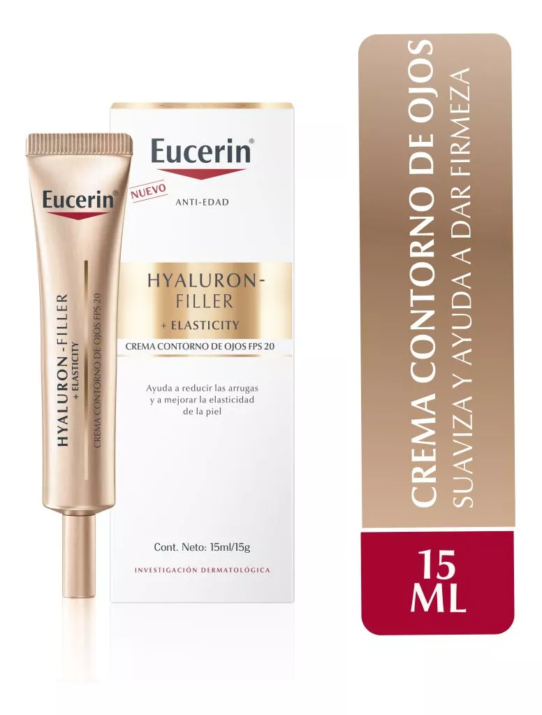 Contorno de ojos antiedad Hyaluron Filler + elasticity fps20 15ml