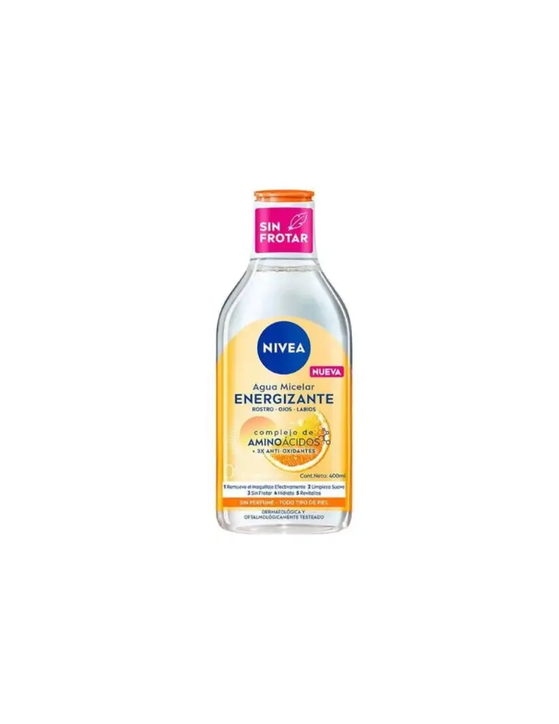 Nivea Agua Micelar Energizante 3x antioxidantes 400ml