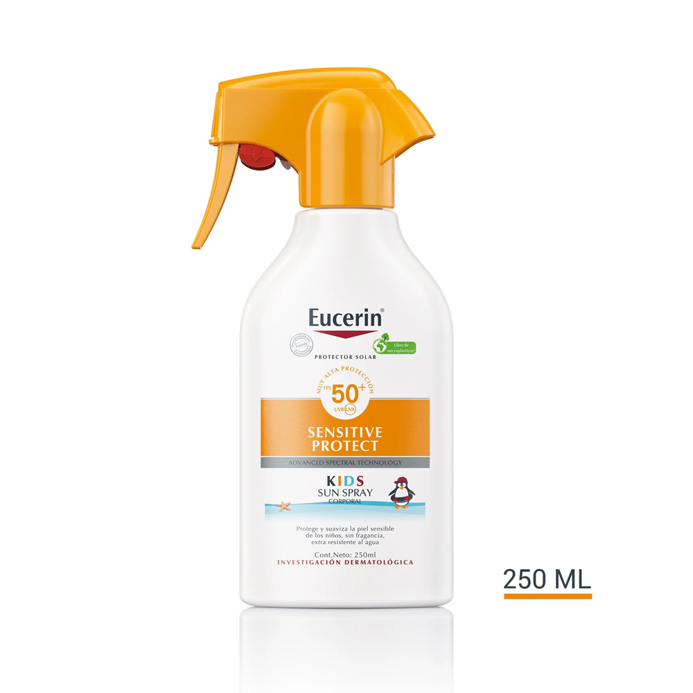 [E994493] Eucerin Sun Kids sensitive gatillo spray 50FPS 250ml 
