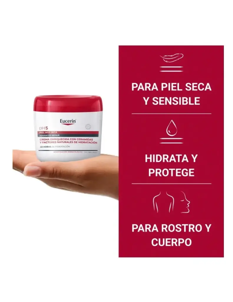 [E548829] Eucerin Ph5 Advanced Repair, crema intensiva reparadora 450ml