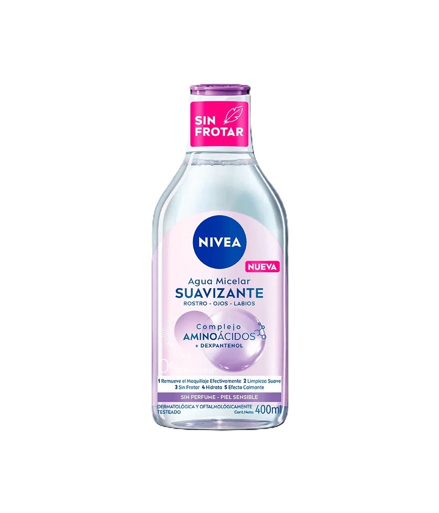 Nivea Agua Micelar Suavizante 5 en 1 Piel Sensible 400 ml
