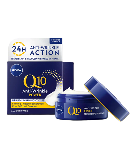 [N553846] Nivea Crema Facial Antiarrugas Q10 Power Noche 50ml