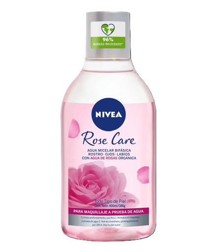 [N773821] NIVEA FACELOCION MICELLAR BIFÁSICO ROSES 400 ML (Nuevo)